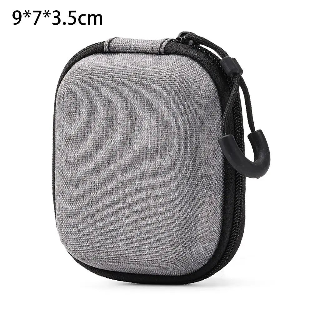R&z - Bag Pouch Carrying Bag Zipper Earphone Case For Airpod Earphone/Phone/Charging Cable