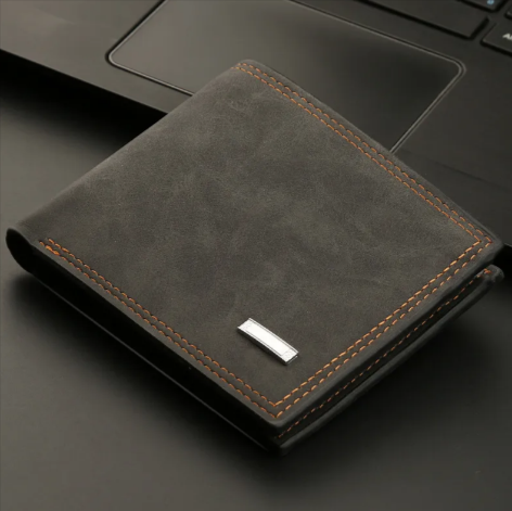 Men's PU Leather Short Wallet