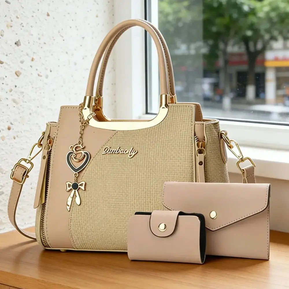 Elegant Women’s Handbag Set Multi-Color Messenger Bags Casual PU Material Perfect for All Seasons Ideal Gift
