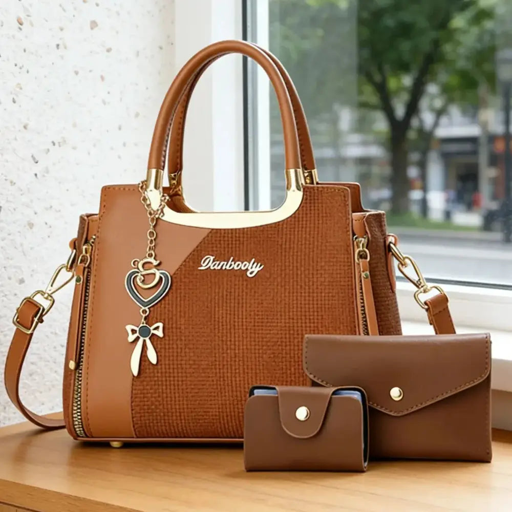 Elegant Women’s Handbag Set Multi-Color Messenger Bags Casual PU Material Perfect for All Seasons Ideal Gift