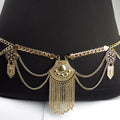 Exaggerated Alloy Body Chain for Beach Bikini - Gold