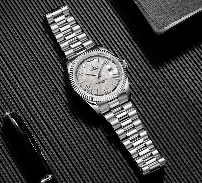 R&amp;Z Cadisen Automatic Men’s Luxury Watch – Silver