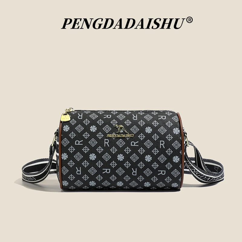 Women's Alphabet Print Shoulder Bag