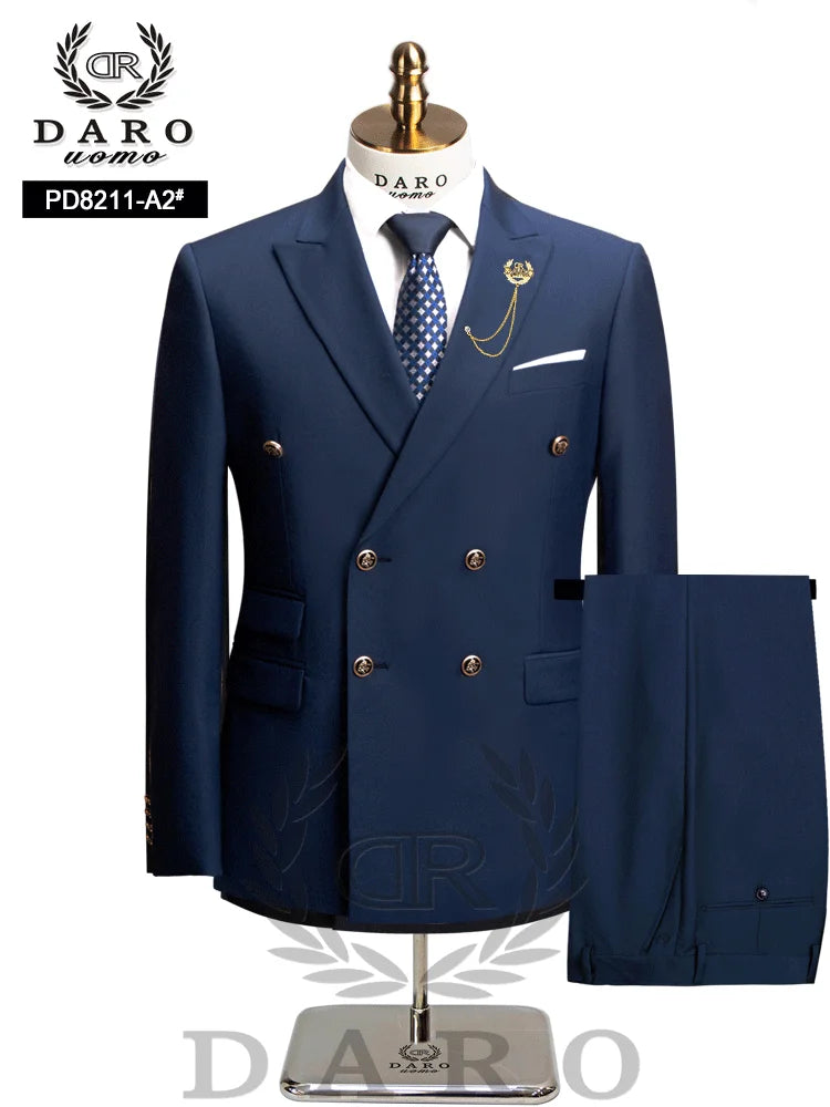 R&z - Slim Fit Formal Business Work Wear Suits 2Pcs Set (Jacket+Pants)