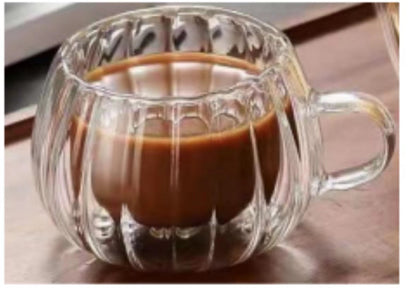 Double-Wall Glass Coffee Cup