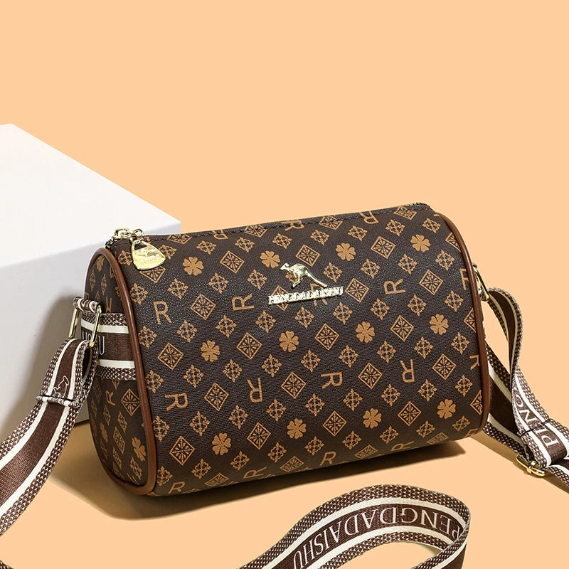 Women's Alphabet Print Shoulder Bag