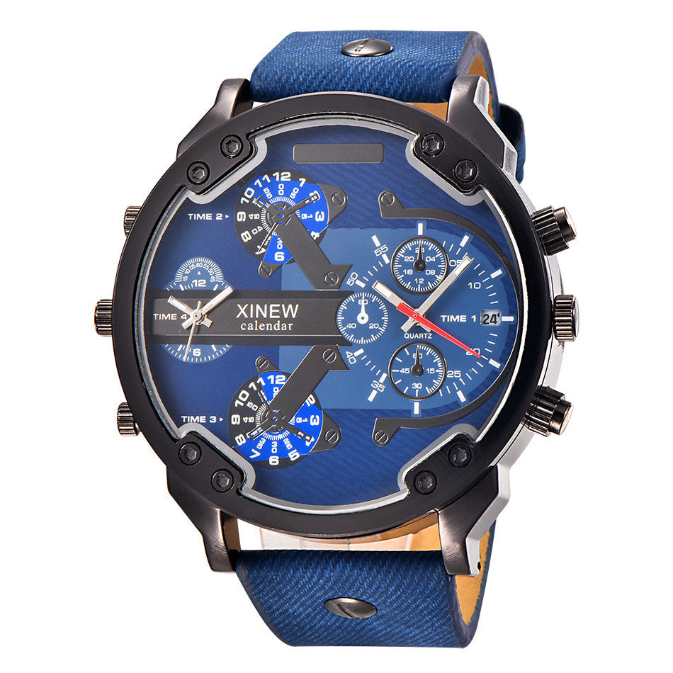 R&z - Watch with Leather Strap