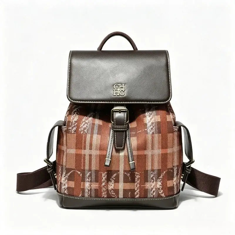 Fashion Color Block Backpack
