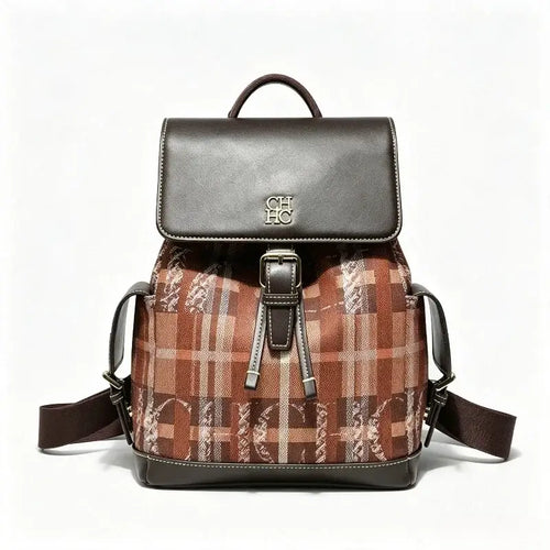 Fashion Color Block Backpack