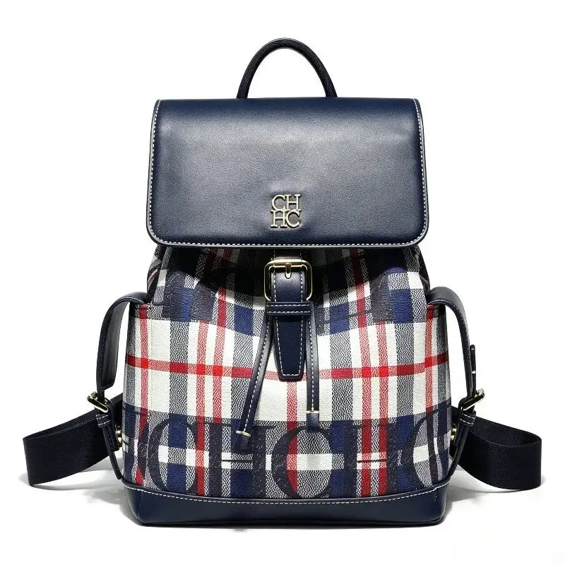 Fashion Color Block Backpack