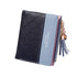 Fashionable Japanese & Korean Small Buckle Wallet for Women - Black - Wallets