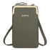 Fashionable Women’s Messenger Bag with Lock Wallet - Green - Women’s Bags