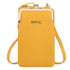 Fashionable Women’s Messenger Bag with Lock Wallet - Yellow - Women’s Bags