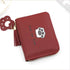 Fashionable Women’s Short Wallet with Footprint Design - Red - Wallets