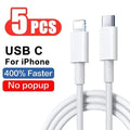 R&z - Fast Charging Cable For Apple iPhone 14 13 12 11 Pro Max Mini USB C Cable X XR XS 8 7 14 Plus SE Phone