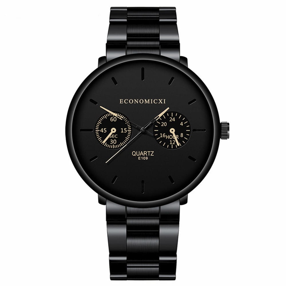 R&Z - Multifunctional Men’s Sports Watch with Steel Strap