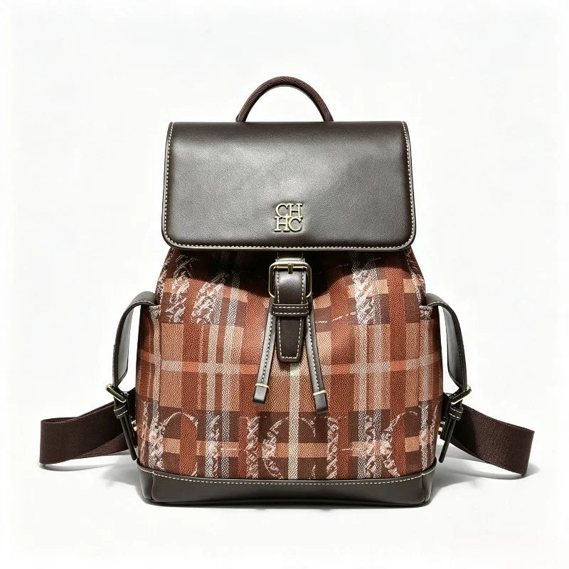 Fashion Color Block Backpack