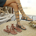 Women's 2026 New Large Size Casual Lightweight Comfortable Beach Sandals Summer Ankle Cross Strap Design Large Size Sandals