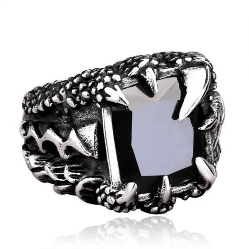 Dragon Claw Red Stone Ring