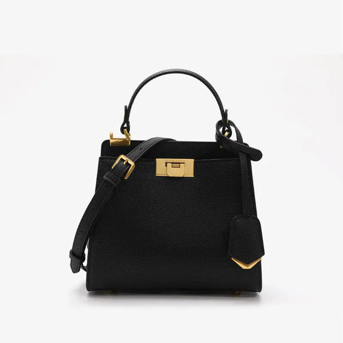 French Style Kelly Bag - New Ins Commuter Shoulder Bag - Black - Women’s Bags
