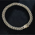 Full Diamond Inlaid Necklace - Trendy Statement Piece - 287 Gold