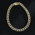 Full Diamond Inlaid Necklace - Trendy Statement Piece - 293 Gold