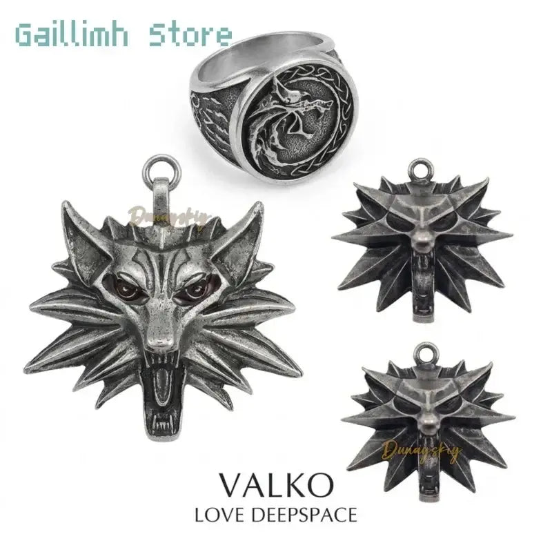 Gift Role Play Pendant Wolf Game Love and Deepspace Valko Wolf Teeth Necklace Figures Teeth Necklace Birthday Gift