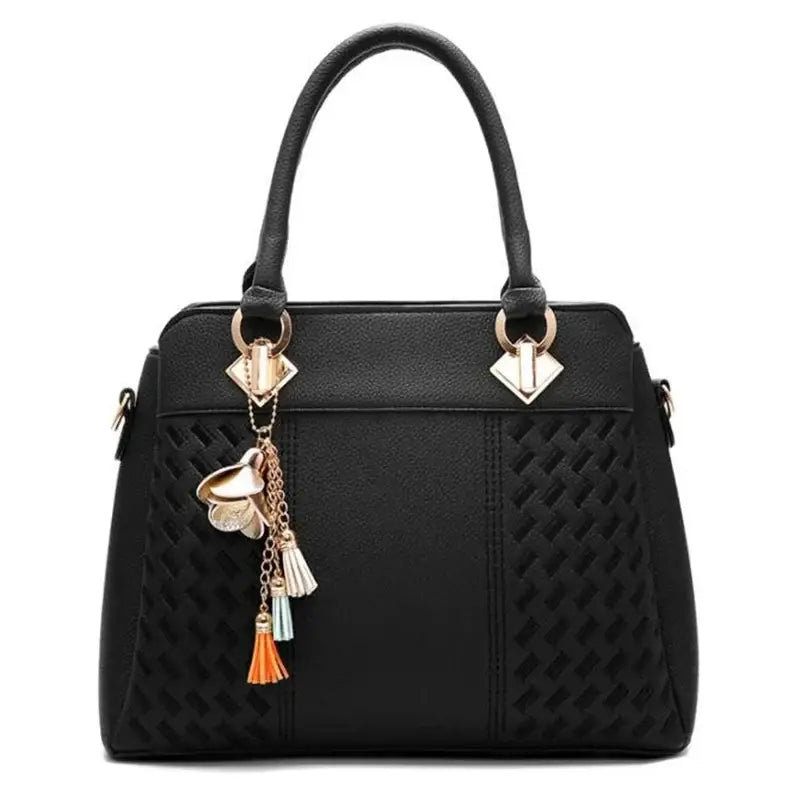 Gusure Luxury Handbag Women Crossbody Bag with tassel hanging Large Capacity Female Shoulder Bags Embroidery Tote Sac
