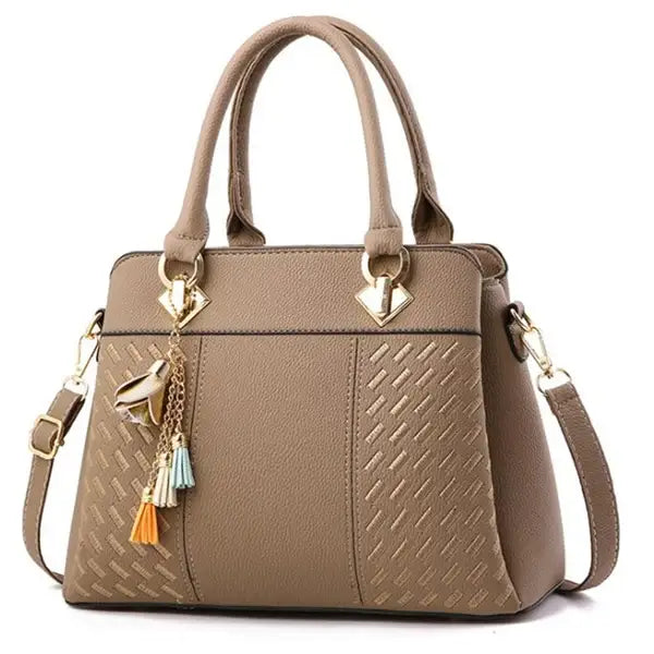 Gusure Luxury Handbag Women Crossbody Bag with tassel hanging Large Capacity Female Shoulder Bags Embroidery Tote Sac