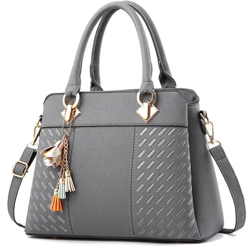 Gusure Luxury Handbag Women Crossbody Bag with tassel hanging Large Capacity Female Shoulder Bags Embroidery Tote Sac