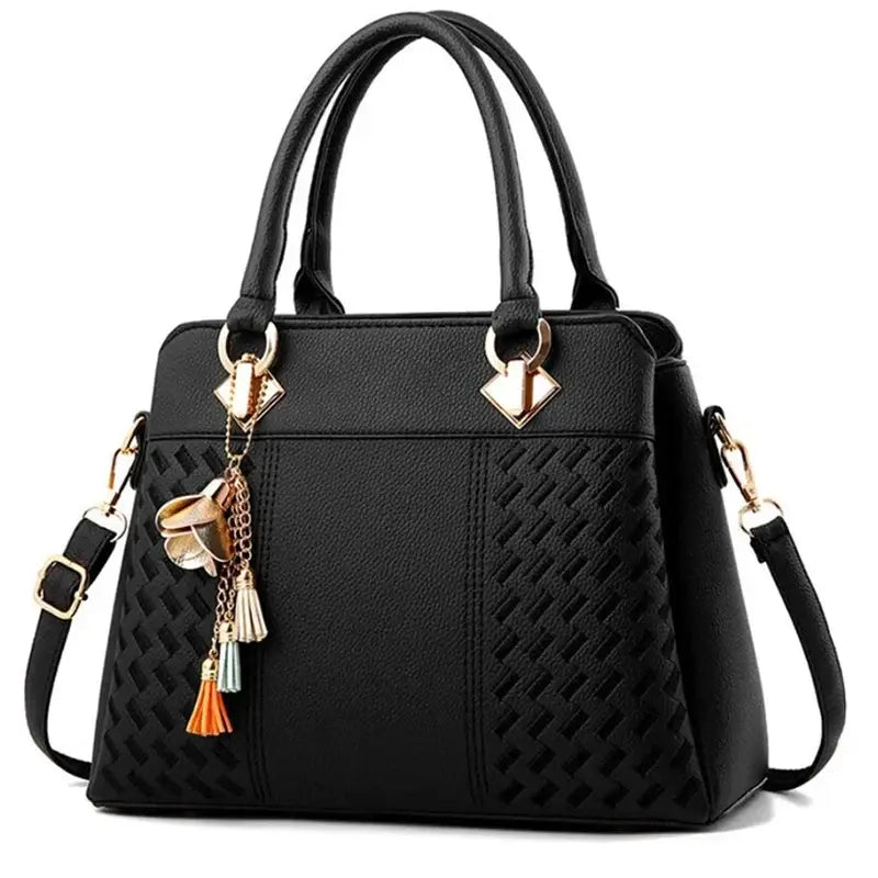 Gusure Luxury Handbag Women Crossbody Bag with tassel hanging Large Capacity Female Shoulder Bags Embroidery Tote Sac