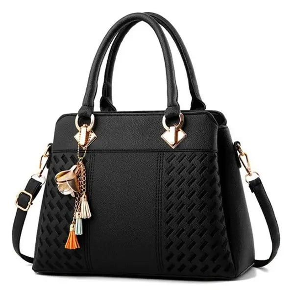 Gusure Luxury Handbag Women Crossbody Bag with tassel hanging Large Capacity Female Shoulder Bags Embroidery Tote Sac