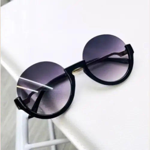 Half-Round Cat Eye Sunglasses