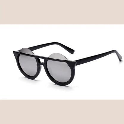 Half-Round Cat Eye Sunglasses - Jelly powder
