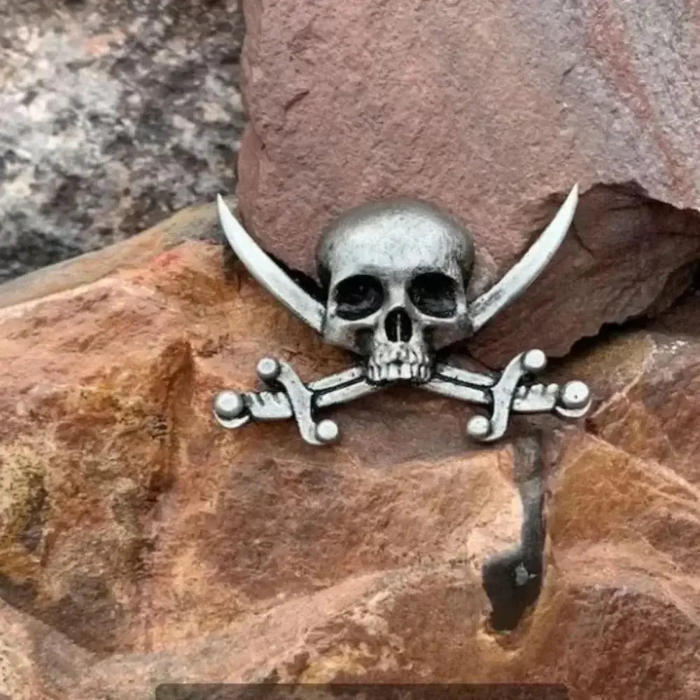 Halloween Skull Pin Punk Skeleton Badge Gothic Brooch for Jewelry Accessory Gifts Wholesale