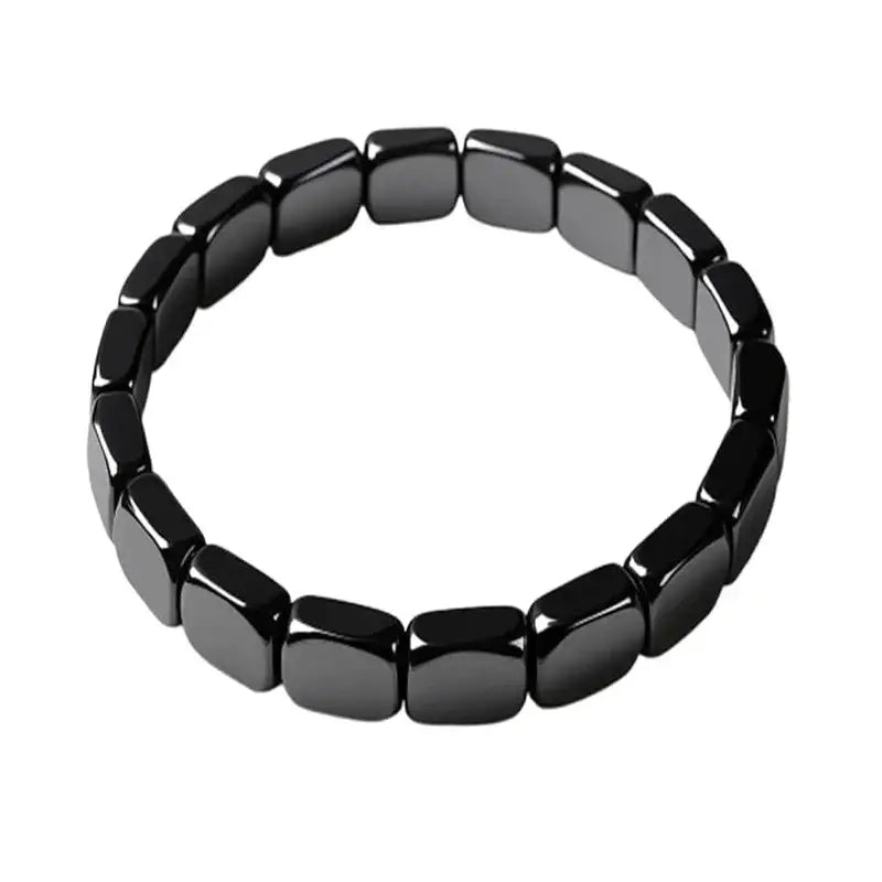 Hematite Bracelet For Men Reclaim Your Edge Confidence Natural Hematite Stone Beaded Stretch Healing Bracelets Gift