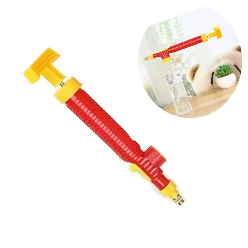 High Pressure Air Pump Manual Sprayer Adjustable Drink Bottle Spray Head Nozzle Garden Watering Tool Sprayer