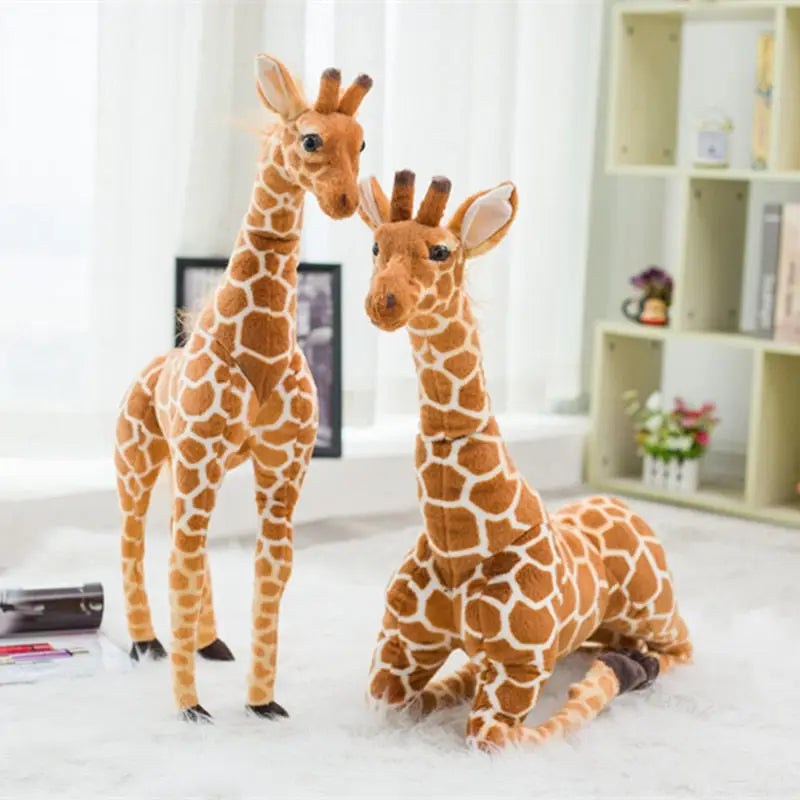 Huge Realistic Giraffe Plush Toy - Giraffe / 80 CM
