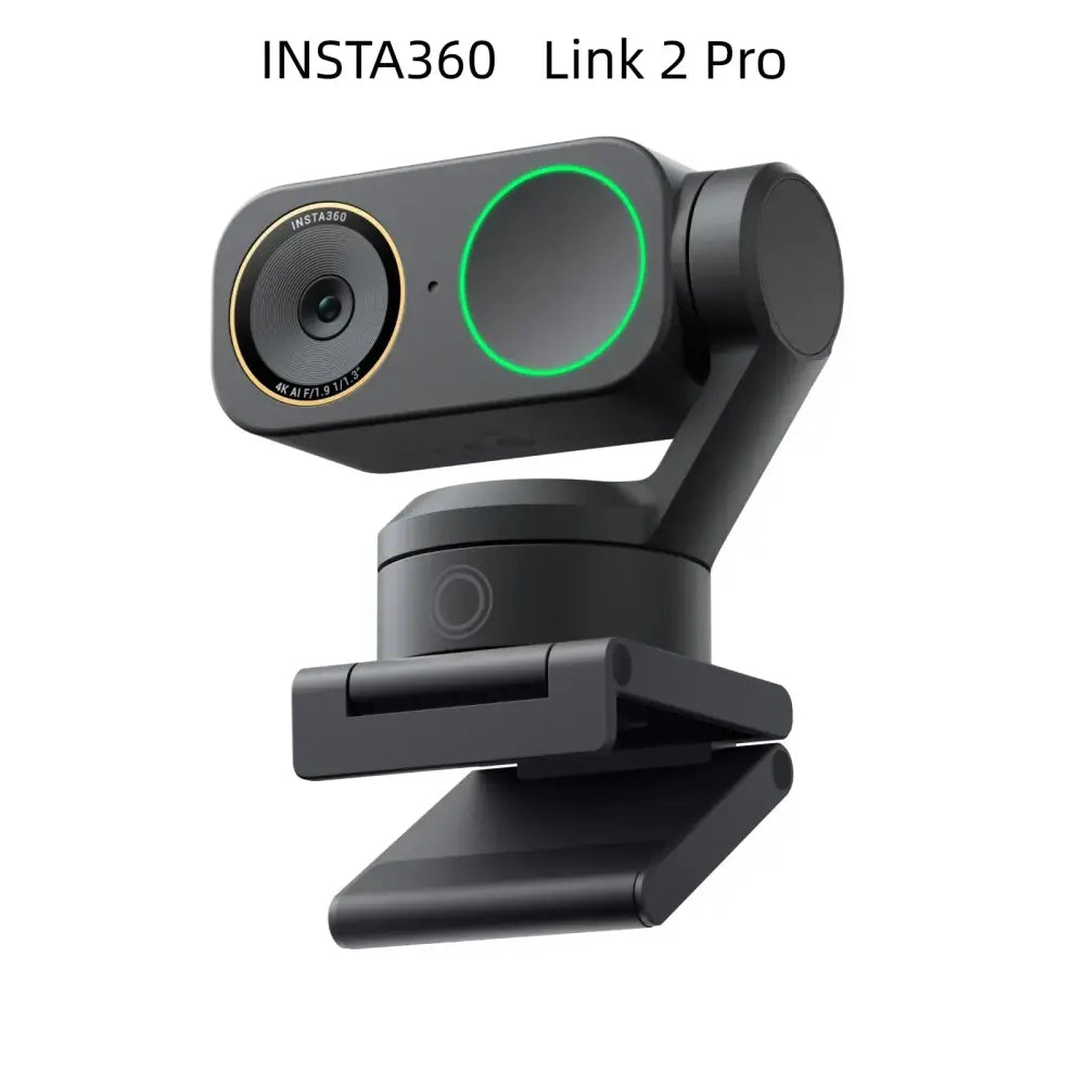 Insta360 Link 2 Pro 4K PTZ Webcam for PC/Mac with 1/1.3’’ Sensor Low-Light AI Tracking HDR Directional Noise-Canceling