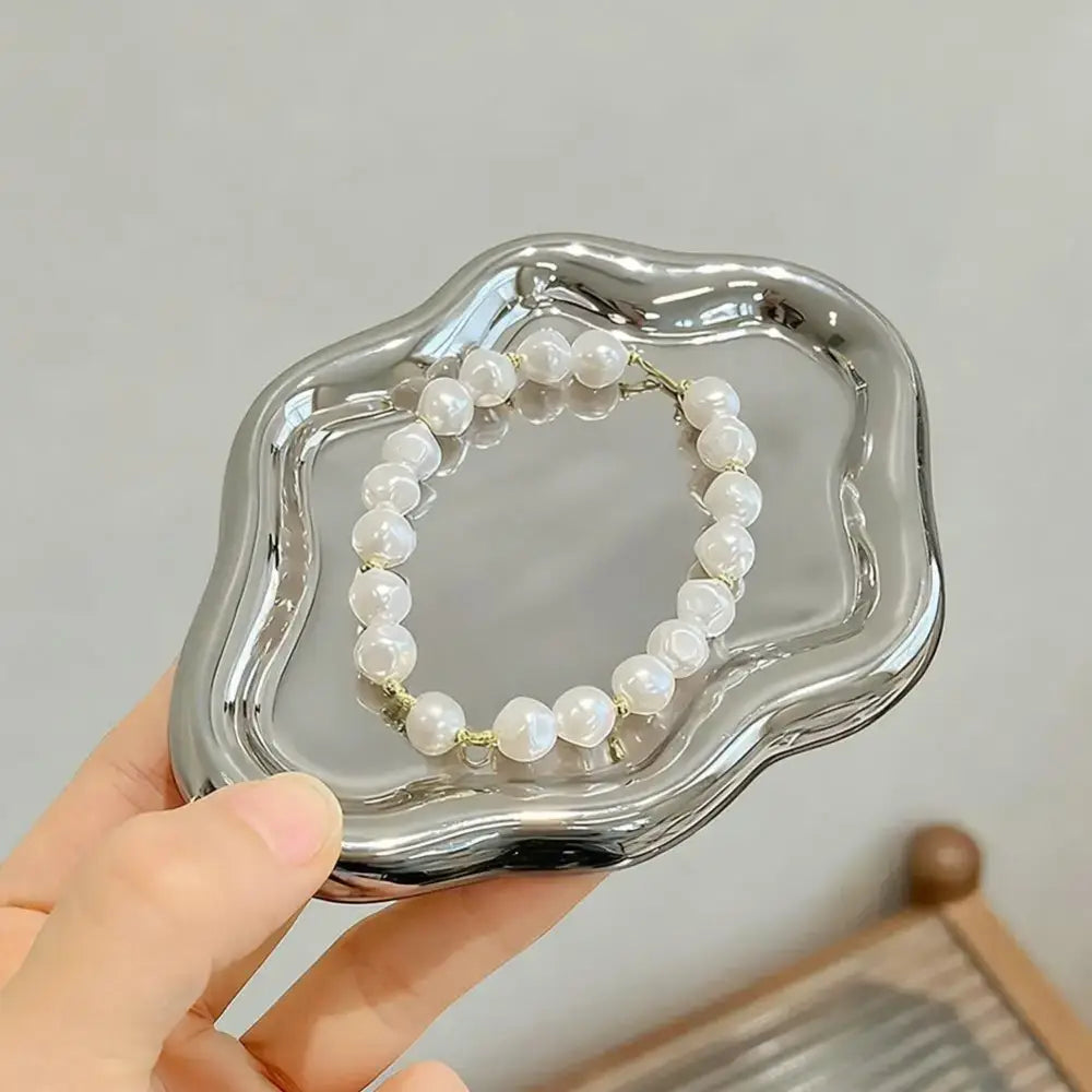Jewelry Storage Tray Creative Cloud Shapes Plastic Trays Electroplated Jewelry Earrings Ring Display Plates Photo Props
