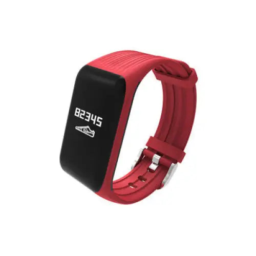 K1 Smart Bracelet and Smart Watch with Heart Rate Monitor - Red
