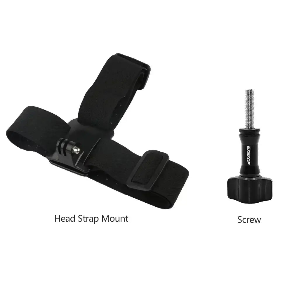 R&z - Kit Head Strap Chest Strap Mount Adjustable Holder for GoPro Phone DJI Osmo SJCAM AKASO insta360