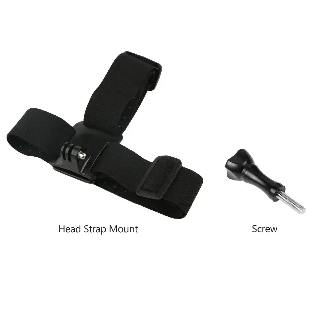 R&z - Kit Head Strap Chest Strap Mount Adjustable Holder for GoPro Phone DJI Osmo SJCAM AKASO insta360