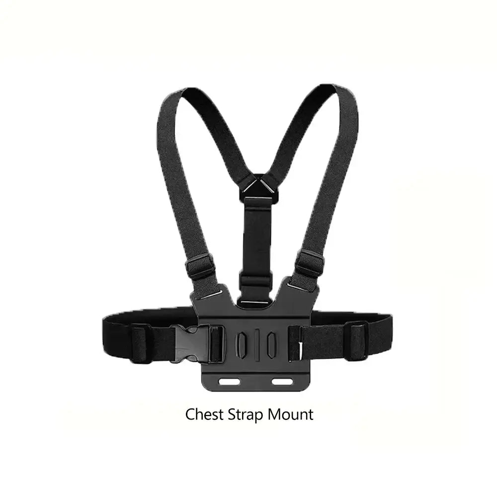 R&z - Kit Head Strap Chest Strap Mount Adjustable Holder for GoPro Phone DJI Osmo SJCAM AKASO insta360