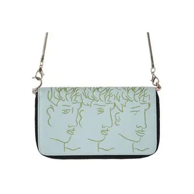 Long Wallet Shoulder Bag Multifunctional Clutch - Dark green - Wallets