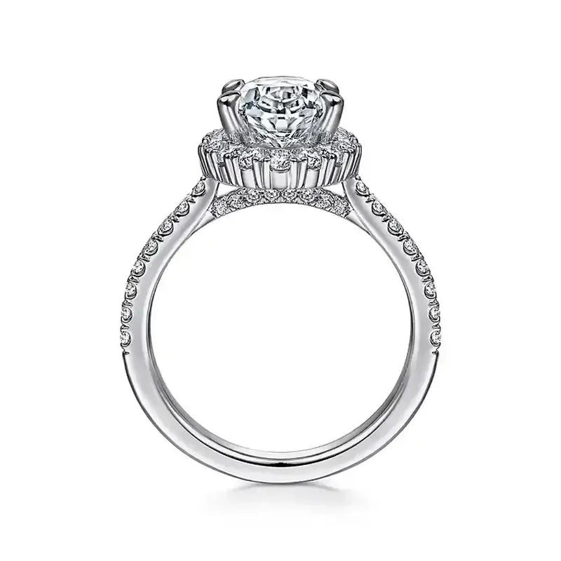 Luxury IGI Certified 3CT Oval Lab Grown Diamond Engagement Ring DEF VS-VVS 950 Platinum Bridal Wedding Fine Jewelry