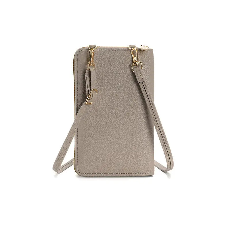Lychee Pattern Multifunctional Zipper Wallet & Bag - Wallets