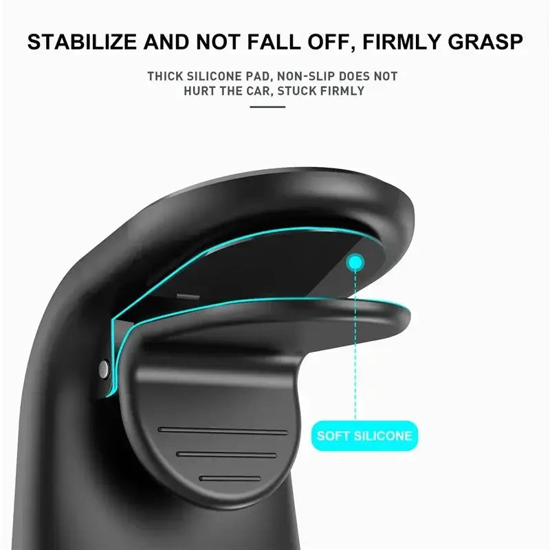 R&z - Magnetic Car Phone Holder Metal Stand