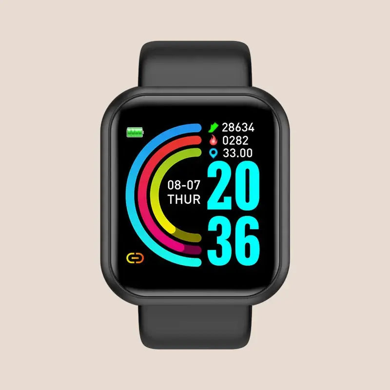 Men Watches Smart Watch For Women Fitness Heart Rate Monitor Sports Smartwatch Electronic Calory Music Control Y68