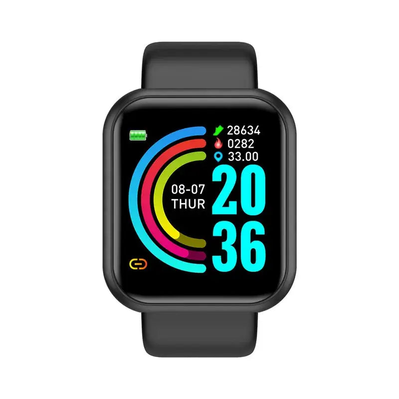 Men Watches Smart Watch For Women Fitness Heart Rate Monitor Sports Smartwatch Electronic Calory Music Control Y68